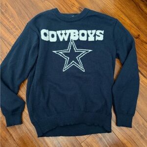 Ladies Dallas Cowboys Navy Blue Sweater- size medium